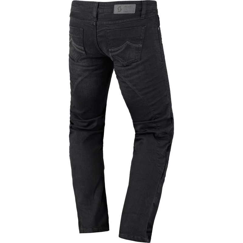 SCOTT Denim Stretch-Motorradjeans für Damen Schwarz
