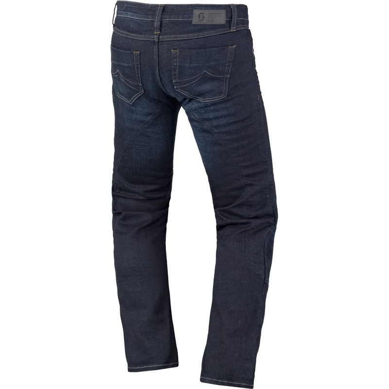 SCOTT Denim Stretch-Motorradjeans für Frauen Blau