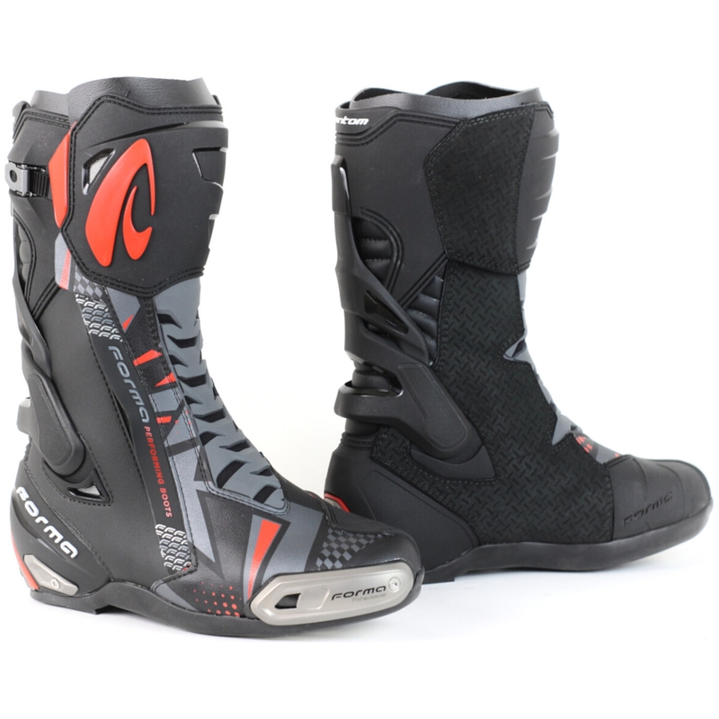 Forma Phantom Motorradstiefel schwarz-grau-rot