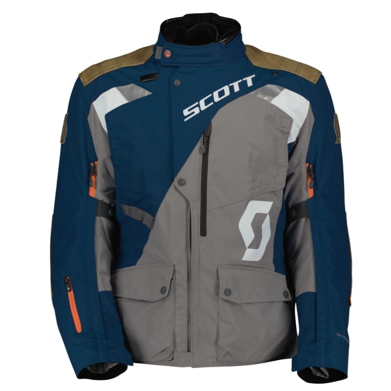 Motorradjacke SCOTT Dualraid Dryo grau-blau Ausverkauf