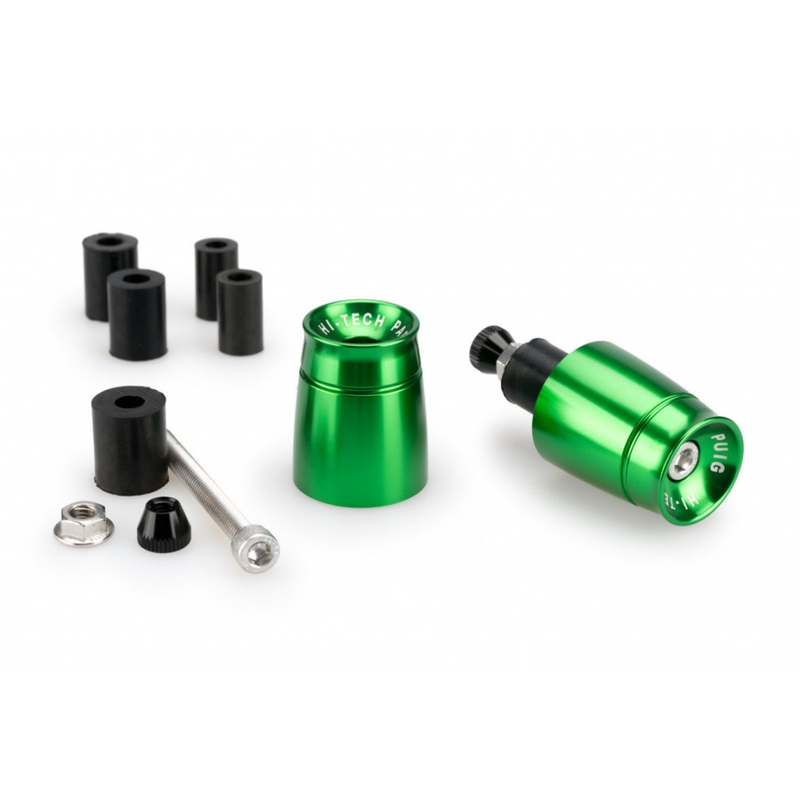 Bar ends PUIG SPORT grün UNIVERSAL M6 13-18mm.