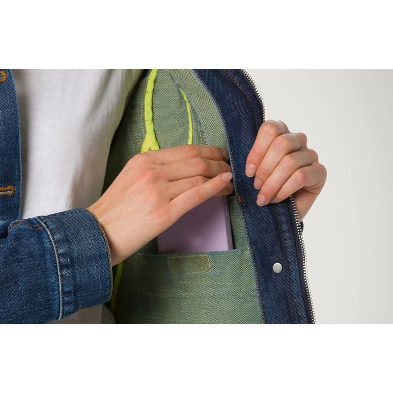 Motorradjacke PMJ Lucy blau Ausverkauf