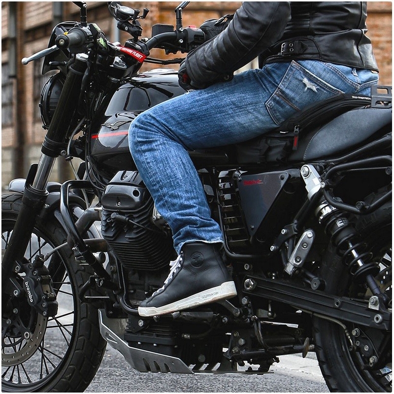 Stylmartin Core Motorradstiefel in Schwarz und Weiß