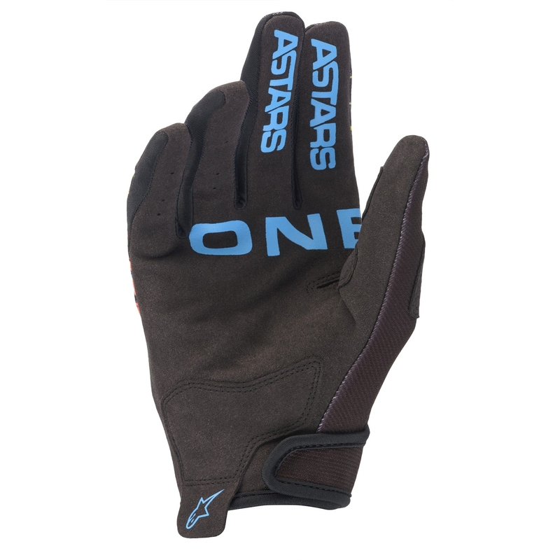 Alpinestars Radar Kinder Motocross Handschuhe schwarz-orange-fluo gelb