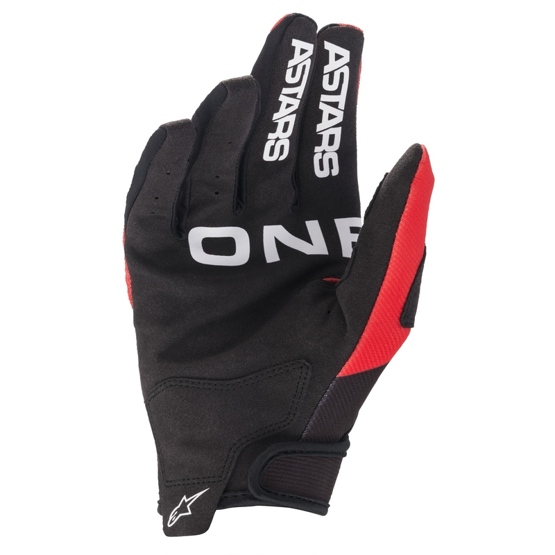 Alpinestars Radar Kinder Motocross Handschuhe Schwarz und Rot