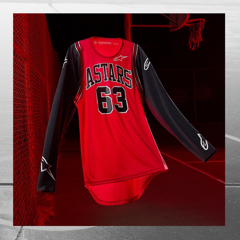Alpinestars Racer Acumen Limited Edition Rot, Schwarz und Weiß Kinder Motocross Jersey