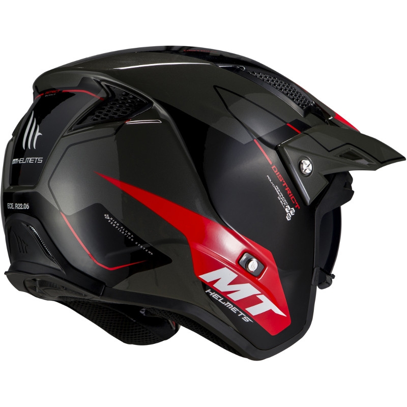 MT District SV Summit H5 open trials Helm schwarz und rot