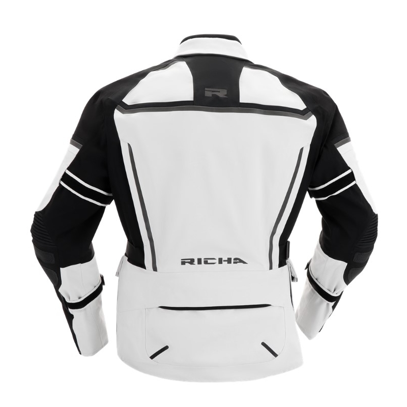 Motorradjacke RICHA Atlantic 2 Gore-Tex schwarz-grau Ausverkauf