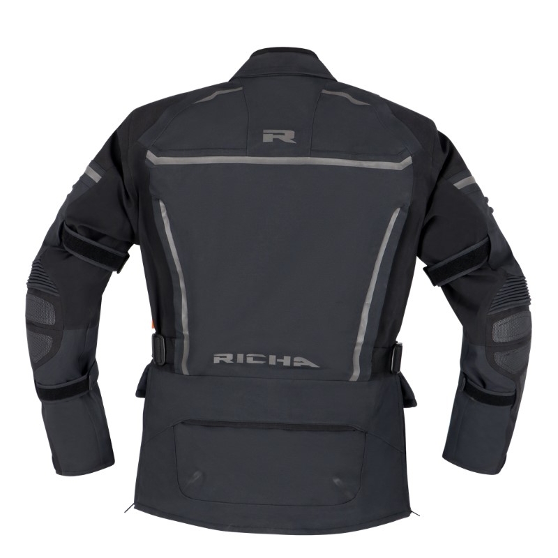 Damen RICHA Atlantic 2 Gore-Tex Schwarz Motorradjacke Ausverkauf