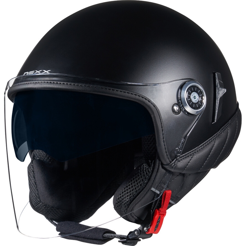 Offener Motorradhelm NEXX SX.60 Artizan schwarz Ausverkauf