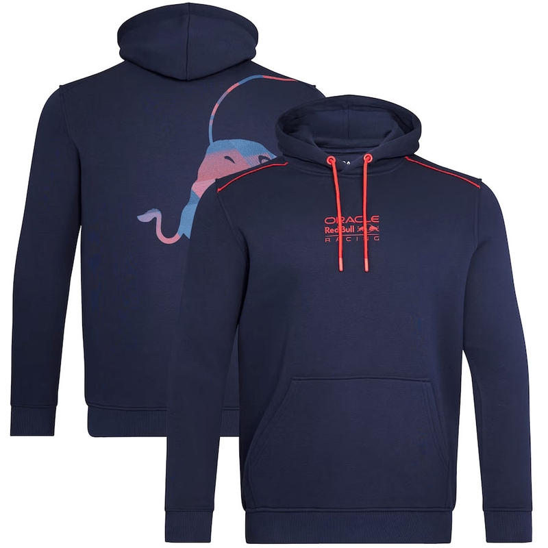 Kapuzenpulli Red Bull Grafik blau