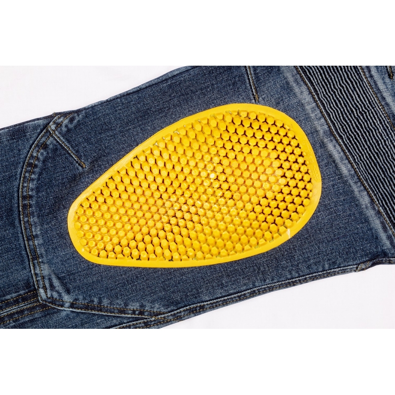 Ayrton 505 Motorradjeans, verwaschenes Blau