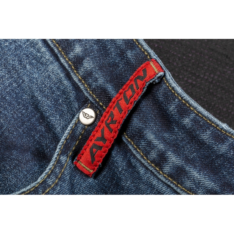 Ayrton 505 Motorradjeans, verwaschenes Blau