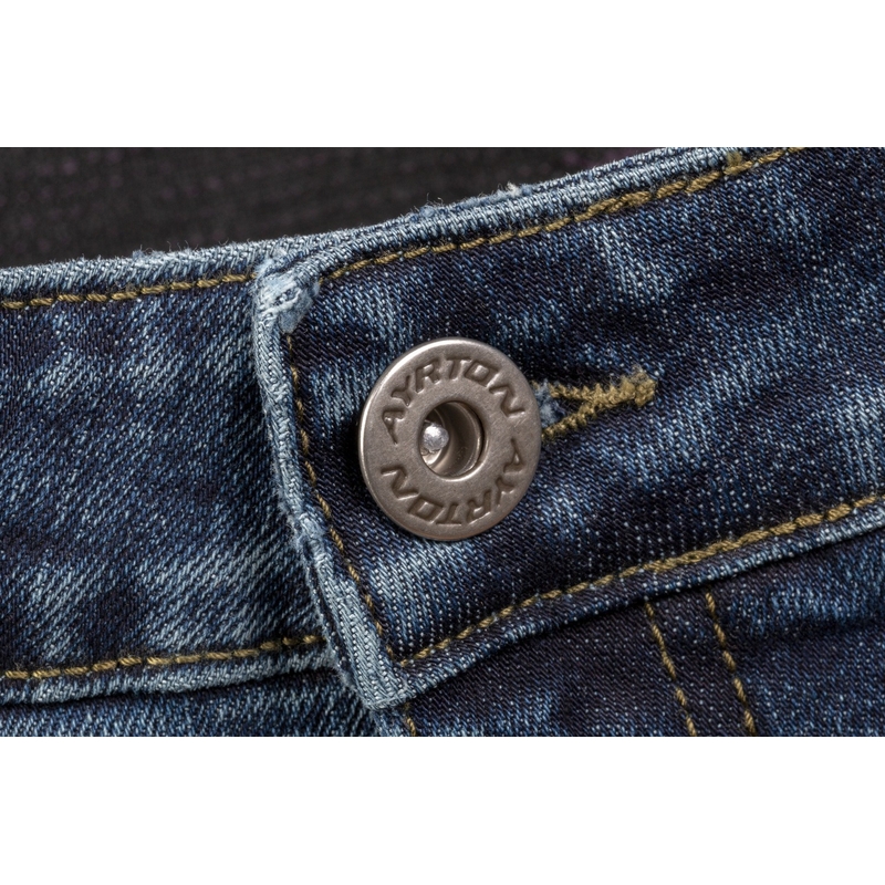 Ayrton 505 Motorradjeans, verwaschenes Blau