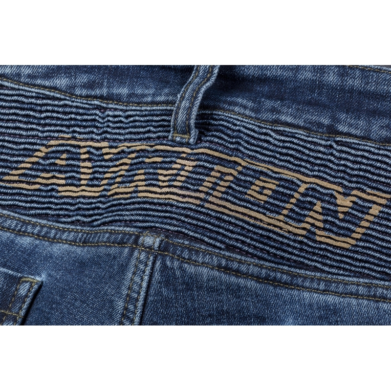 Ayrton 505 Motorradjeans, verwaschenes Blau