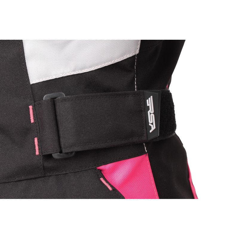 Damen Motorradjacke RSA EXO 2 schwarz-grau-rosa Ausverkauf Ausverkauf