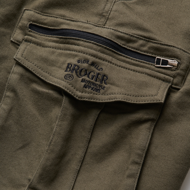 BROGER Alaska II Motorradjeans olivgrün Ausverkauf