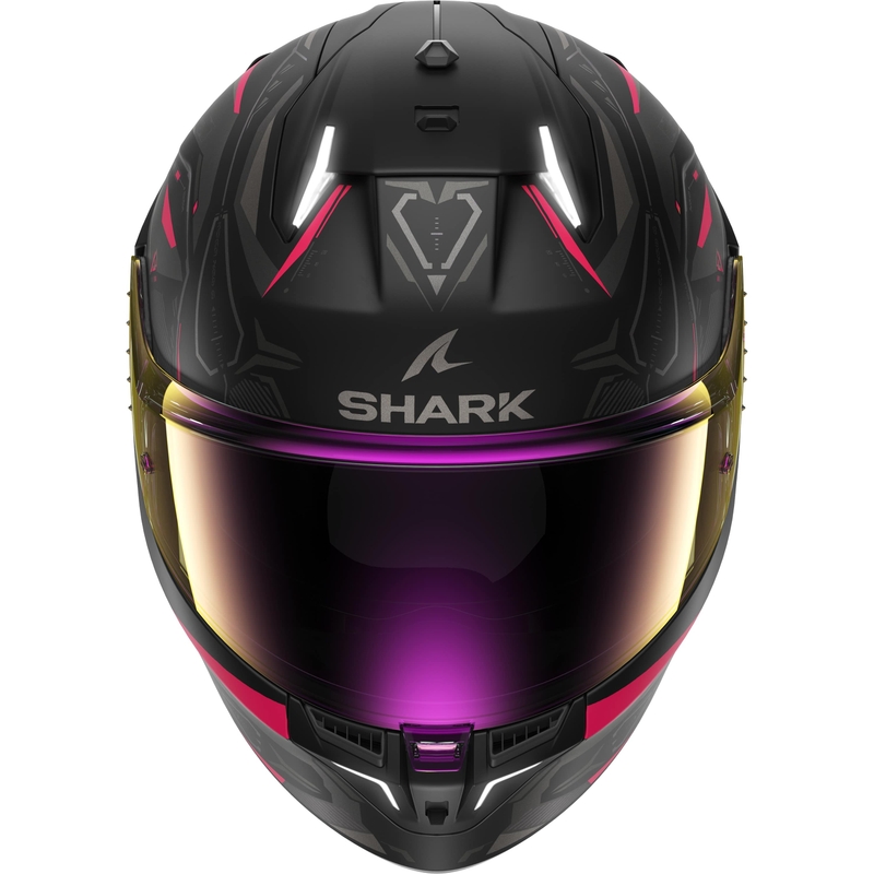 Integral Motorradhelm SHARK Skwal i3 Linik schwarz-grau-rosa