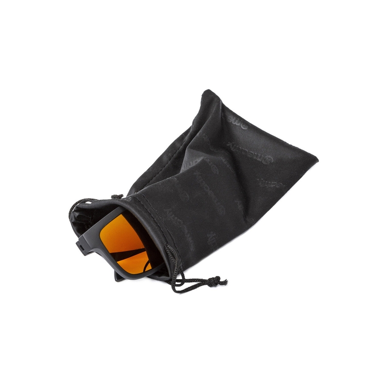 Meatfly Memphis Sonnenbrille in Schwarz und Orange