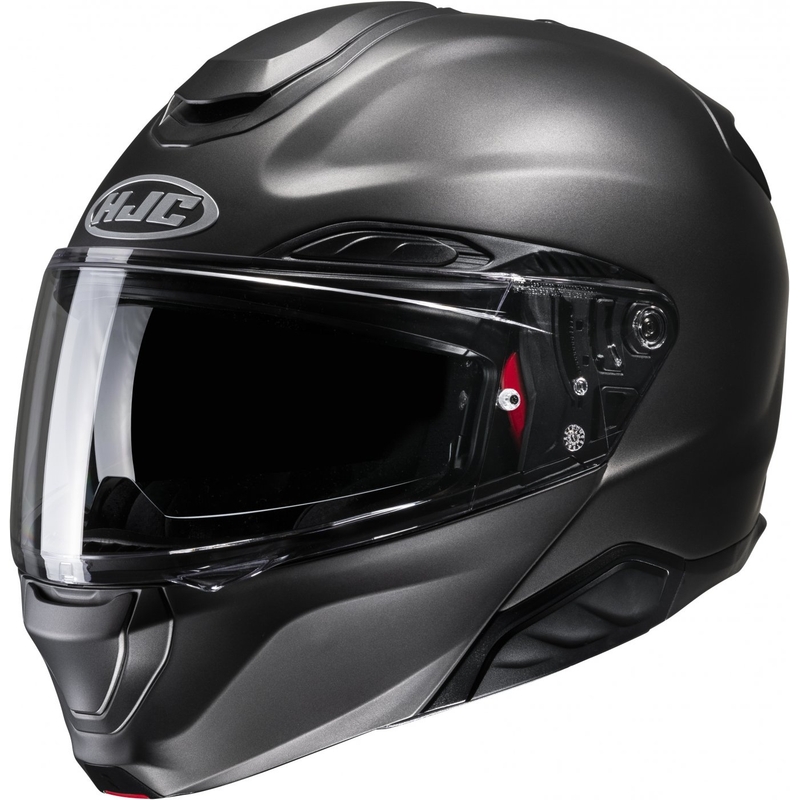 Klapphelm für Motorradfahrer HJC RPHA 91 Solid Semi Flat Titanium