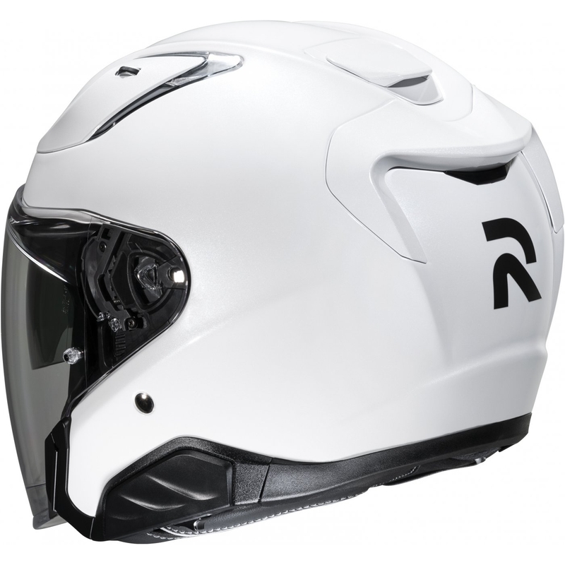 Offener Motorradhelm HJC RPHA 31 Solid perlweiß