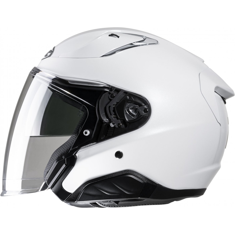Offener Motorradhelm HJC RPHA 31 Solid perlweiß