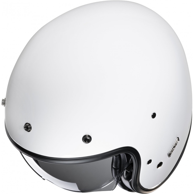 Offener Motorradhelm HJC V31 Solid weiß