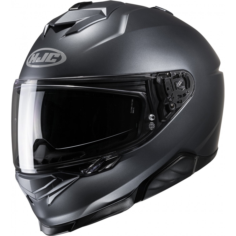 HJC i71 Solid Semi Flat anthracite Integral Motorradhelm