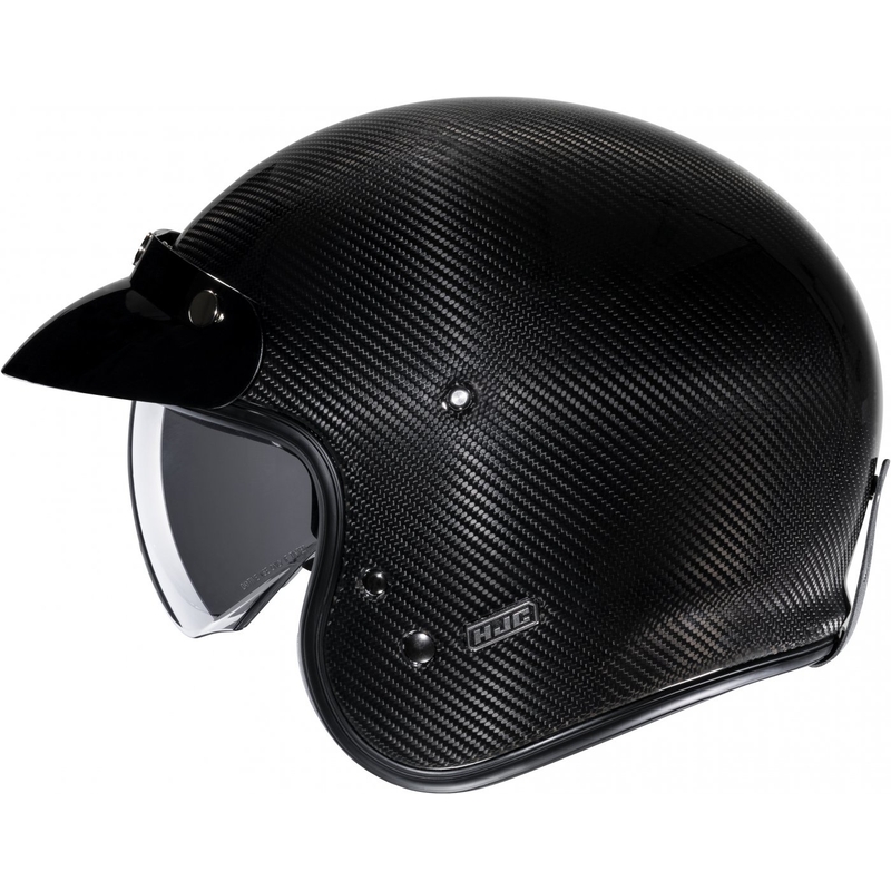 Offener Motorradhelm HJC V31 Carbon schwarz
