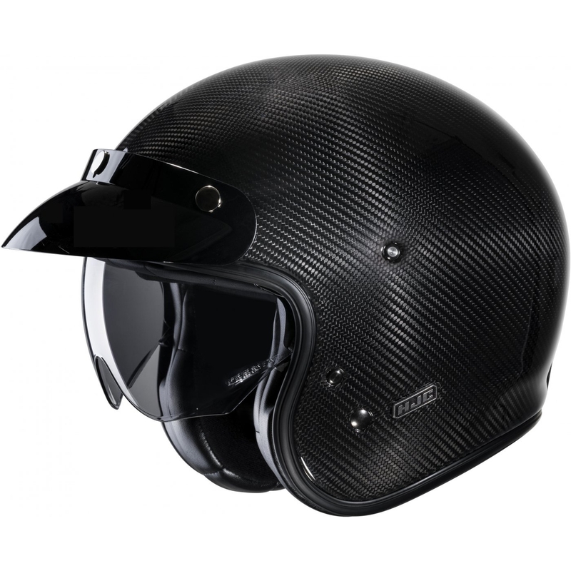 Offener Motorradhelm HJC V31 Carbon schwarz
