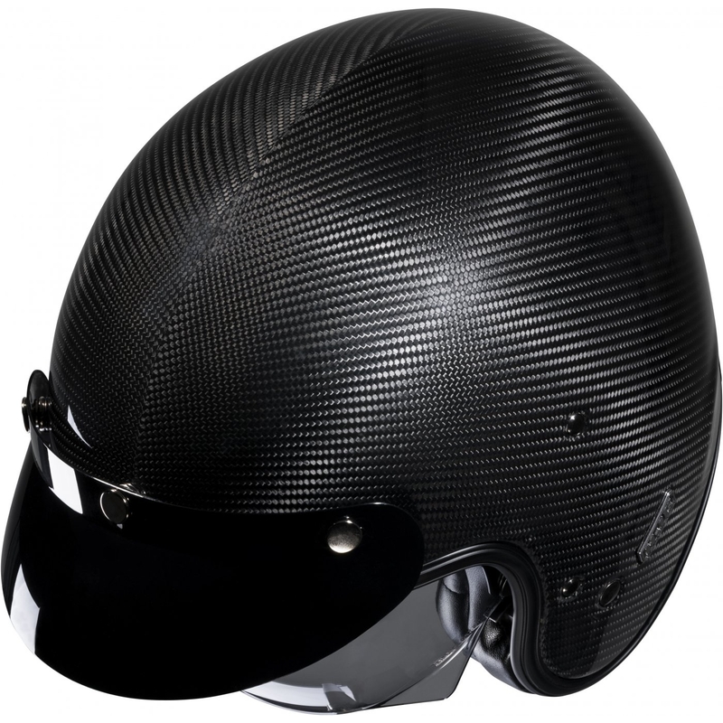 Offener Motorradhelm HJC V31 Carbon schwarz