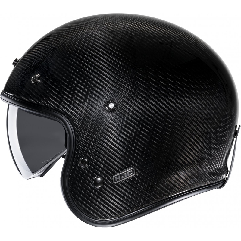 Offener Motorradhelm HJC V31 Carbon schwarz