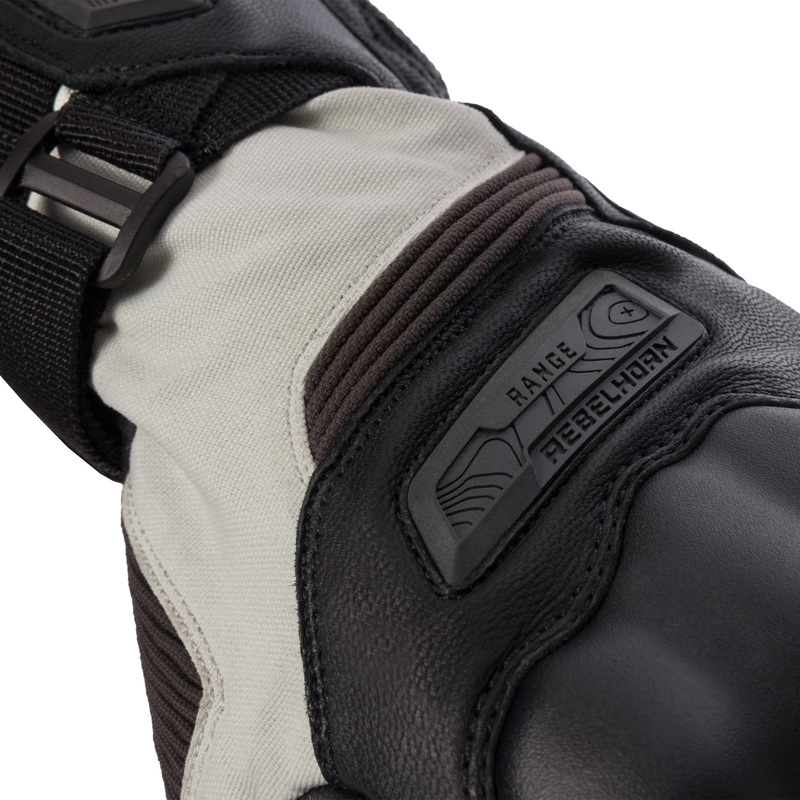 Motorradhandschuhe Rebelhorn Range schwarz-grau