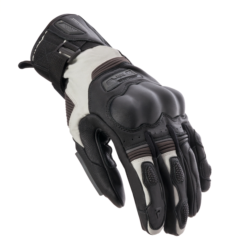 Motorradhandschuhe Rebelhorn Range schwarz-grau