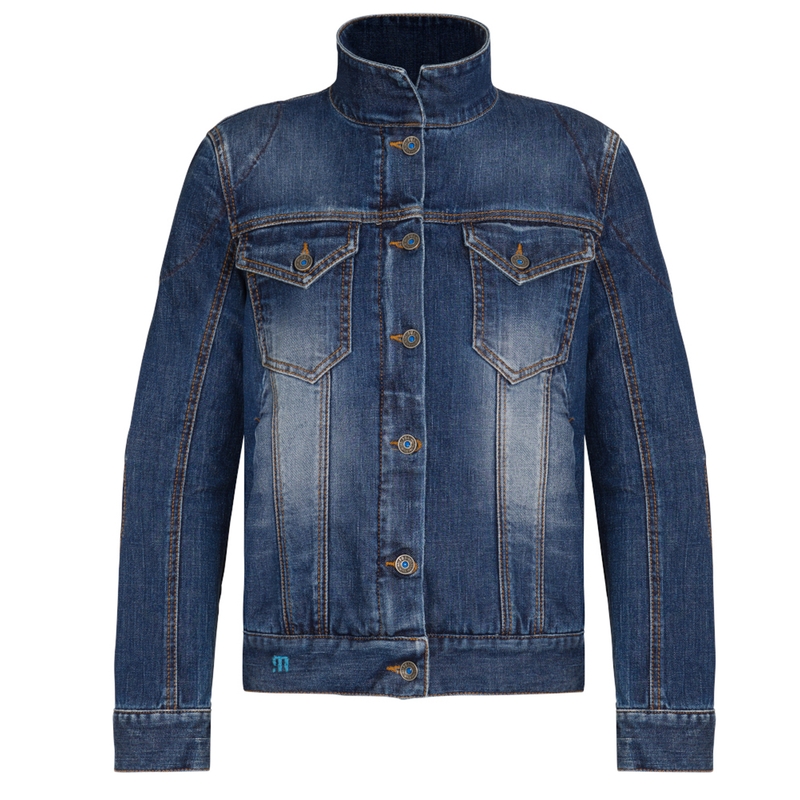 Motorradjacke PMJ Lucy blau Ausverkauf