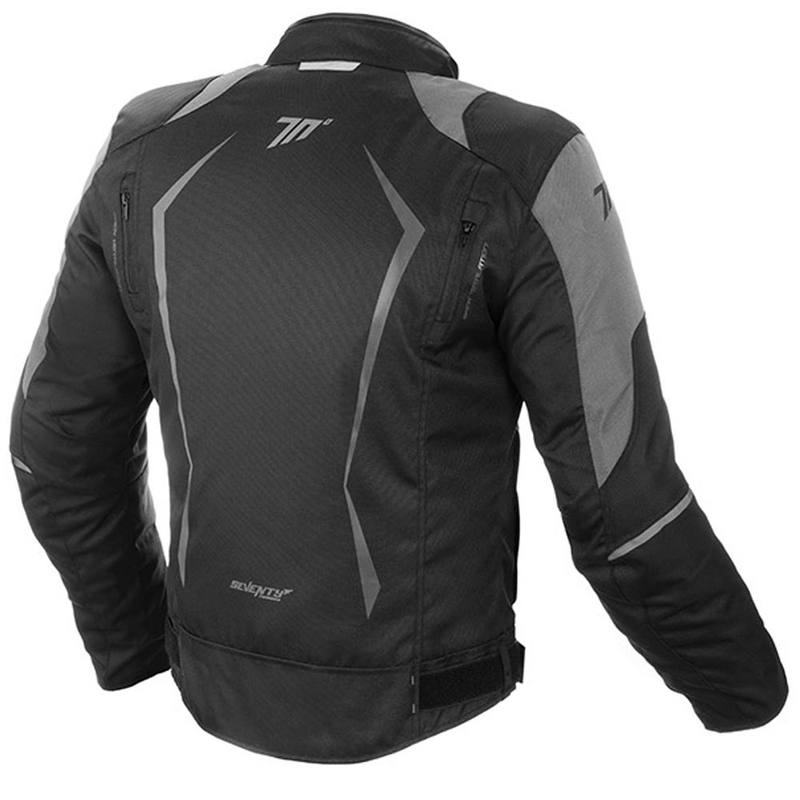 Motorradjacke SEVENTY DEGREES SD-JR47 schwarz-grau