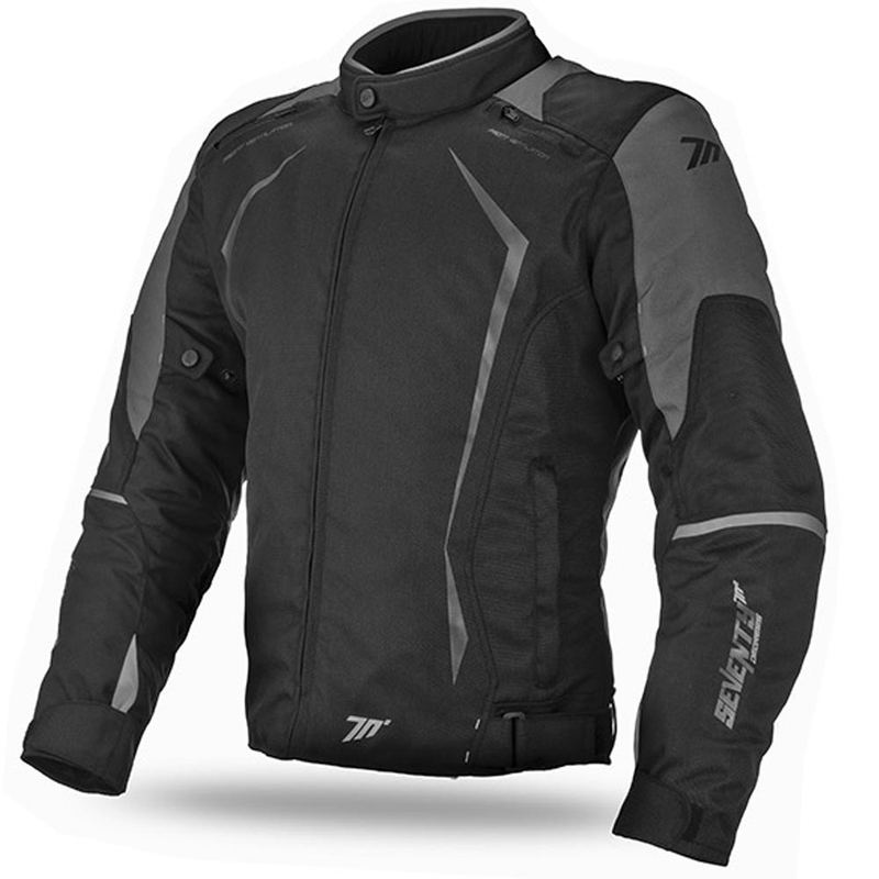 Motorradjacke SEVENTY DEGREES SD-JR47 schwarz-grau