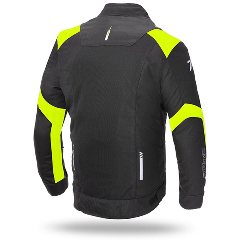 Motorradjacke SEVENTY DEGREES SD-JR52 schwarz-fluorgelb Ausverkauf