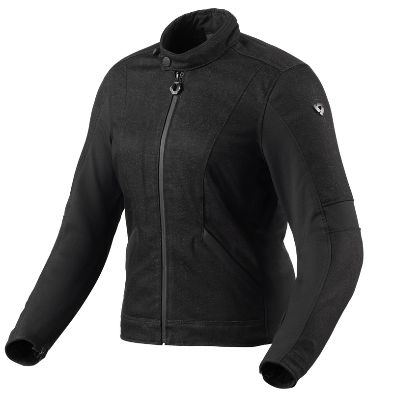 Revit Elin Black Motorradjacke für Frauen Ausverkauf
