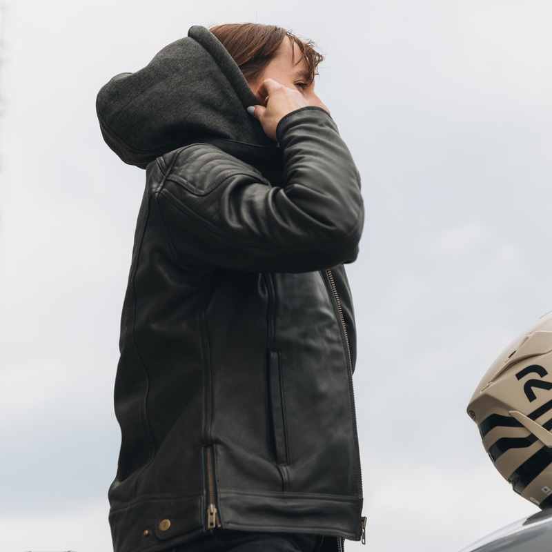 Rebelhorn Impala Vintage Damen Motorradjacke Braun