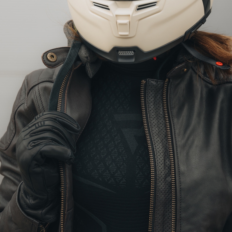 Rebelhorn Impala Vintage Damen Motorradjacke Braun