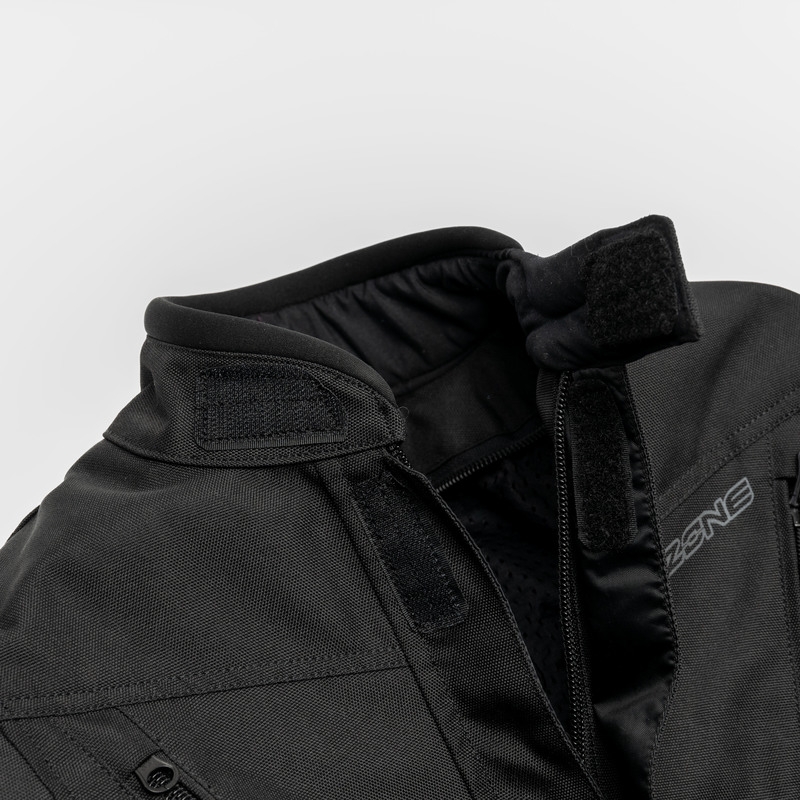 Kinder-Motorradjacke Ozone Sahara schwarz