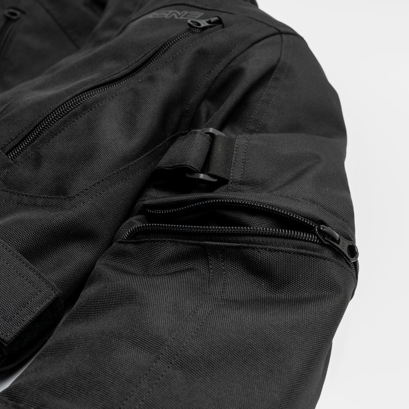 Kinder-Motorradjacke Ozone Sahara schwarz