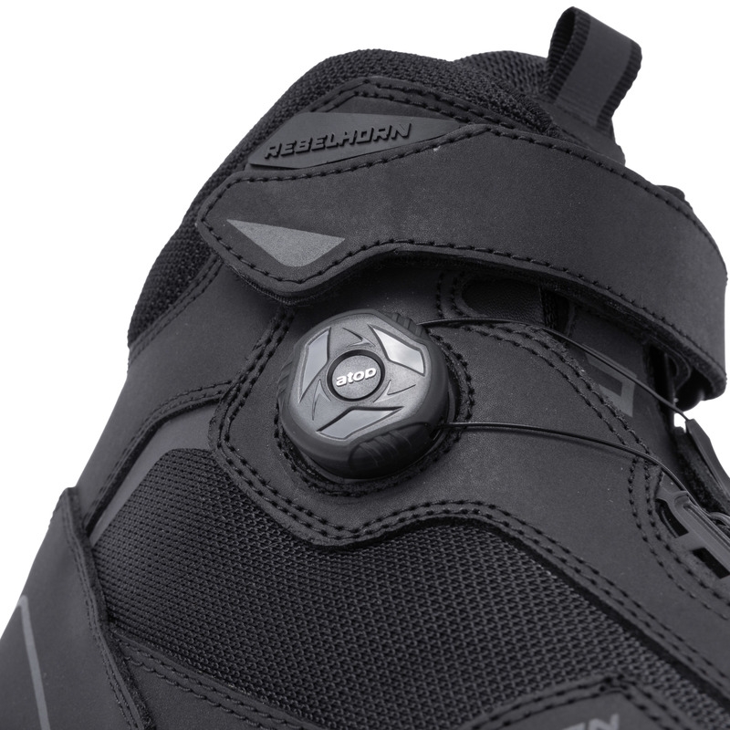 Rebelhorn Spark II Schwarz Motorradstiefel