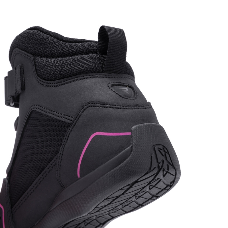 Frauen Rebelhorn Spark II Schwarz und Rosa Motorradstiefel