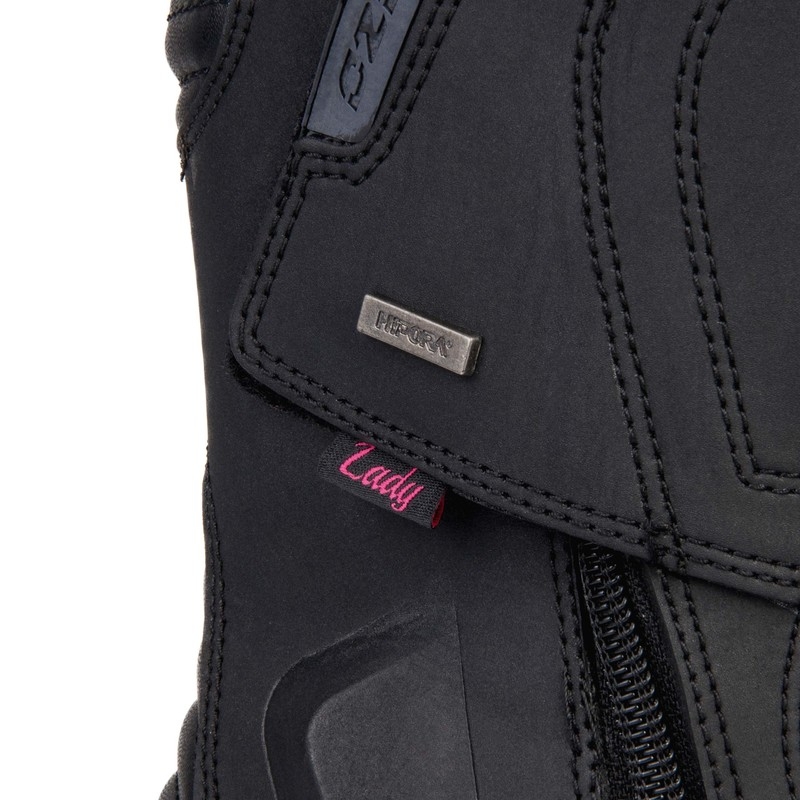 Ozone Rapid Black Matte Motorradstiefel für Frauen
