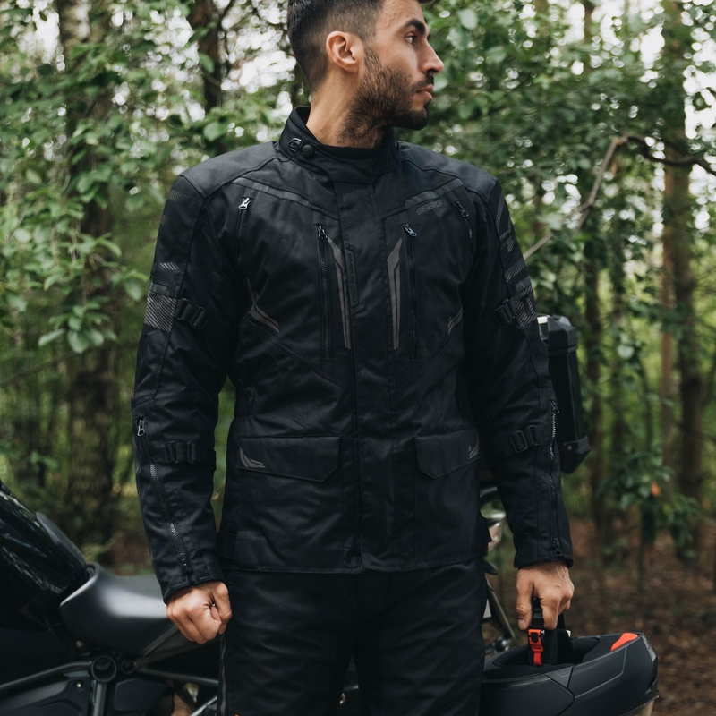 Ozone Tour III Motorradjacke schwarz