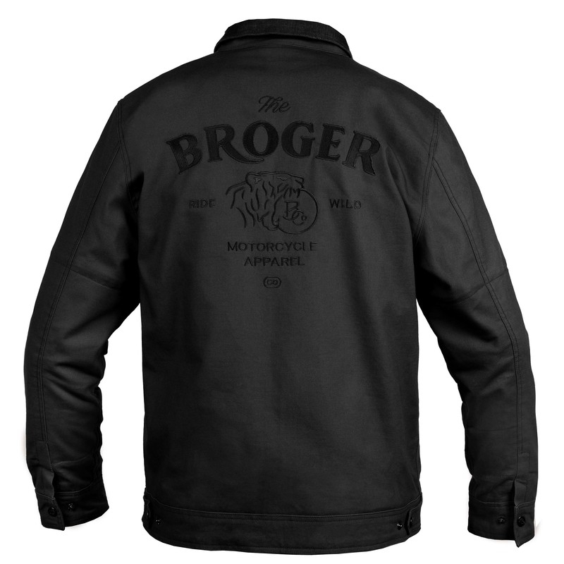 Motorradjacke BROGER Montana schwarz Ausverkauf