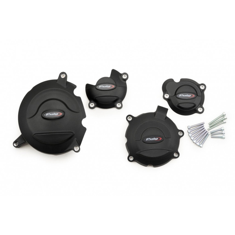 Engine protective covers PUIG schwarz