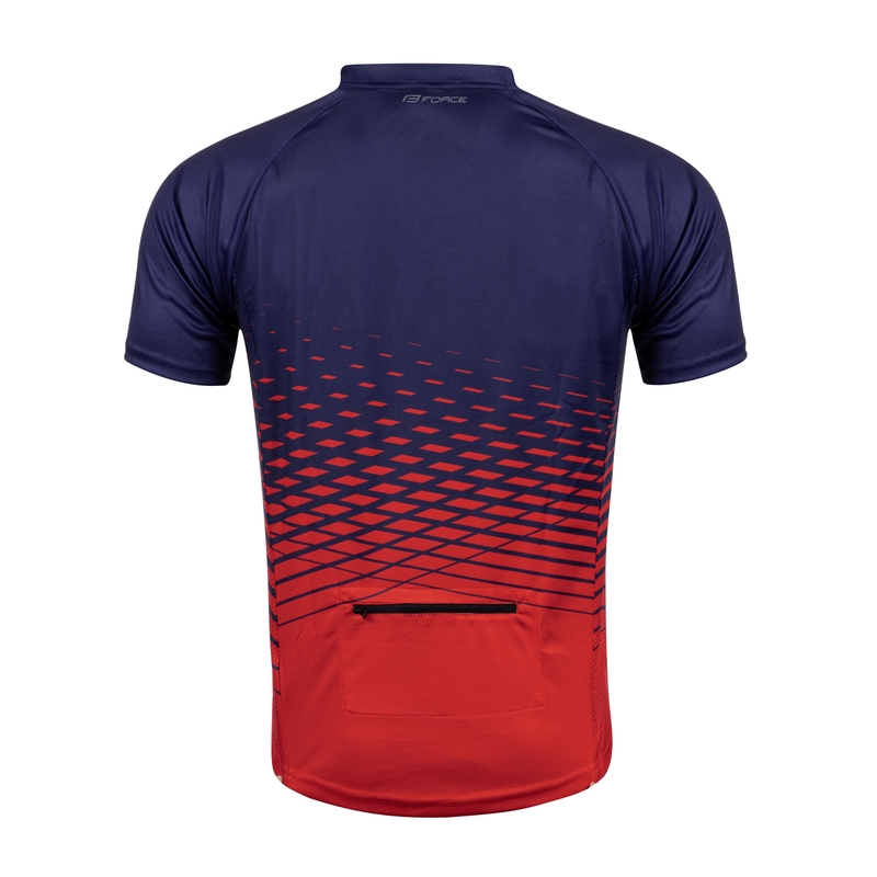 Damen FORCE MTB Angle Trikot blau-rot Ausverkauf